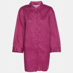 Elena Miro Pink Knit Fabric 3/4 Sleeve Shirt Xl